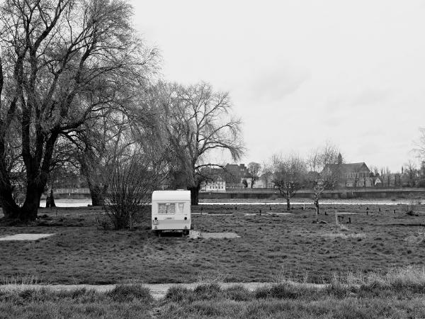 Week 14 - Just before the season Opening. The campground opens after the winter break on April 8, 2022, but one permanent camper parked his trailer a week earlier.